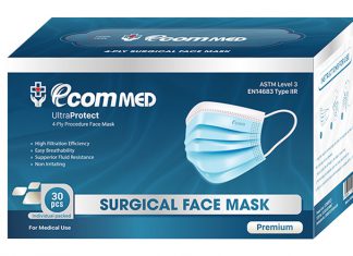 Giới thiệu các sản phẩm khẩu trang y tế chất lượng của EcomMed